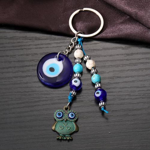 Zinc Alloy Key Clasp with turquoise & for woman & enamel nickel lead & cadmium free Sold By Pair