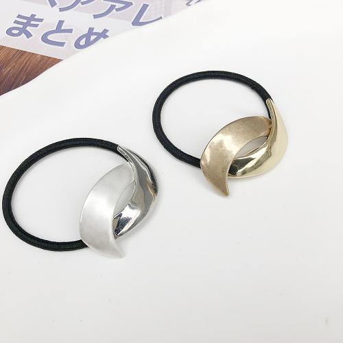 Ponytail Holder Zinc Alloy with Rubber Band handmade fashion jewelry & for woman nickel lead & cadmium free Sold By PC