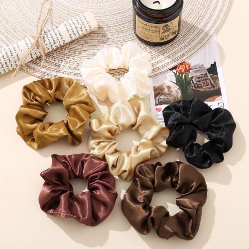 Hair Scrunchies Rubber Band with Cloth handmade fashion jewelry & for woman 90mm Sold By PC