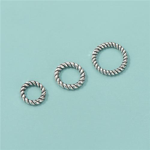 925 Sterling Silver Jump Ring Donut vintage & DIY Sold By PC