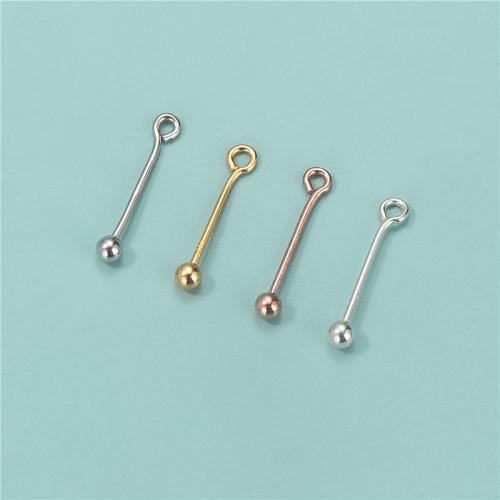 925 Sterling Silver plated DIY Approx 1.8mm Sold By PC