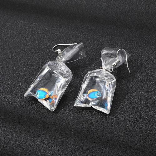Resin Earring fashion jewelry & for woman Sold By Pair