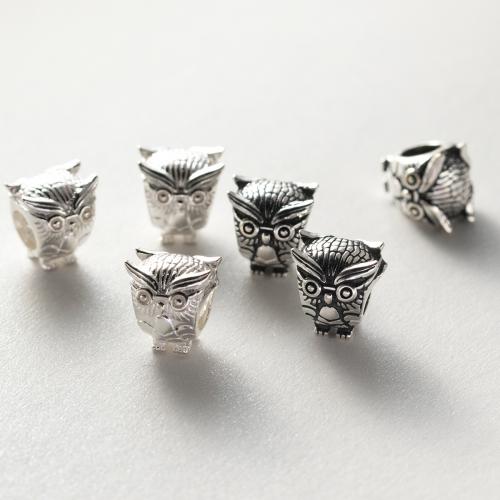 925 Sterling Silver Beads, Antique finish, DIY, more colors for choice, 10x10x11mm, Hole:Approx 4.5mm, Sold By PC