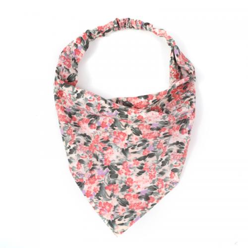 Chiffon Sjaal, Driehoek, tie-dye, mode sieraden & voor vrouw, meer kleuren voor de keuze, 420x150mm, Verkocht door PC