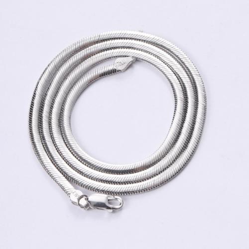 925 Sterling Silver Necklaces fashion jewelry & for man nickel lead & cadmium free Sold By PC
