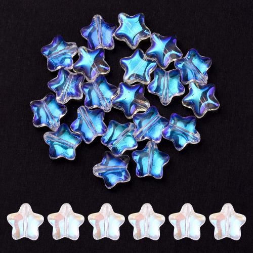 Fashion Glass Beads Star DIY Sold By Bag