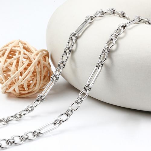 Stainless Steel Necklace Chain, 304 Stainless Steel, DIY, original color, nickel, lead & cadmium free, Approx 2m/Bag, Sold By Bag
