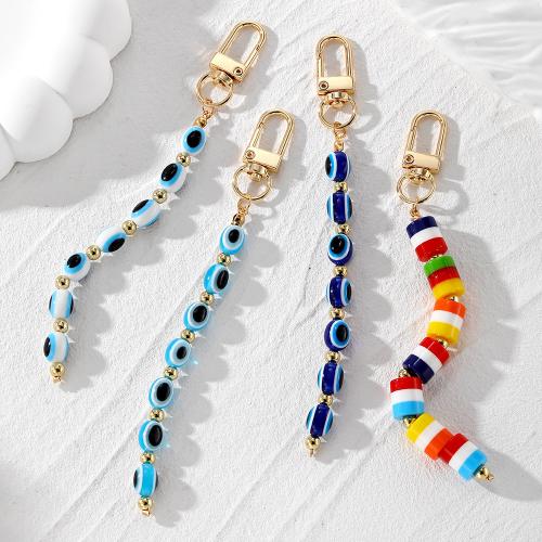 Cink Alloy Key kopča, s Smola, pozlaćen, modni nakit & različitih dizajna za izbor, više boja za izbor, nikal, olovo i kadmij besplatno, Prodano By PC