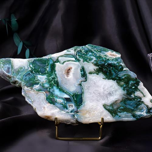 Moss Agate Decoration irregular decoration length 80-270mm Sold By KG