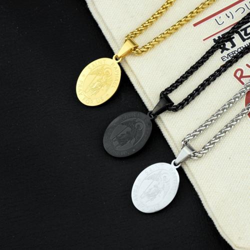 Stainless Steel Sweater Chain Necklace, 304 Stainless Steel, fashion jewelry & Unisex, more colors for choice, 23x17.60mm, Sold Per Approx 60 cm Strand