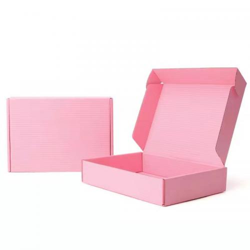 Jewelry Gift Box Kraft pink Approx Sold By Lot