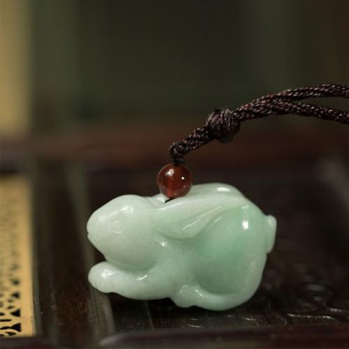 Natural Jade Pendants, Unisex & different styles for choice, 26mm, Sold By PC