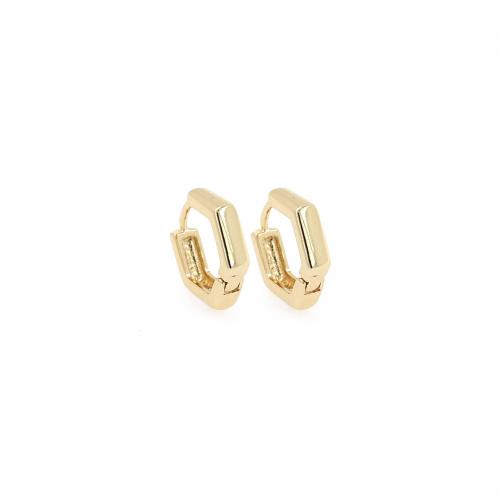 Brass Huggie Hoop Earring 18K gold plated fashion jewelry & for woman nickel lead & cadmium free Sold By Pair