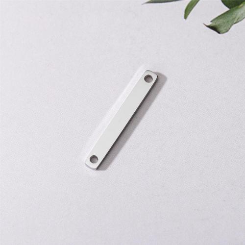 304 Stainless Steel Connector Rectangle plated for woman & 1/1 loop Sold By PC