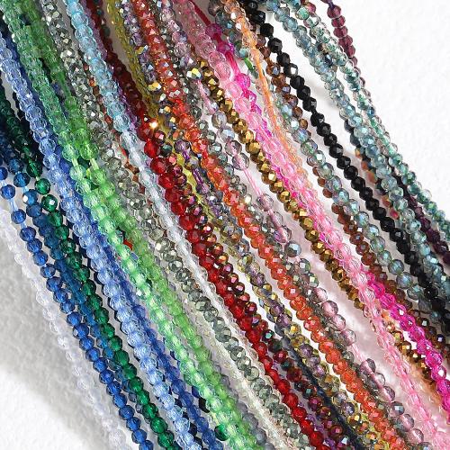 Akril ékszerek gyöngyök, DIY, több színt a választás, 2mm, Által értékesített Strand