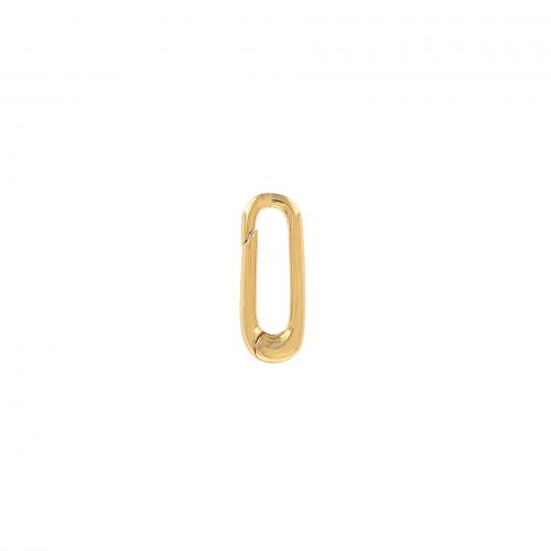 Brass Snap Clasp 18K gold plated fashion jewelry & DIY nickel lead & cadmium free Sold By PC