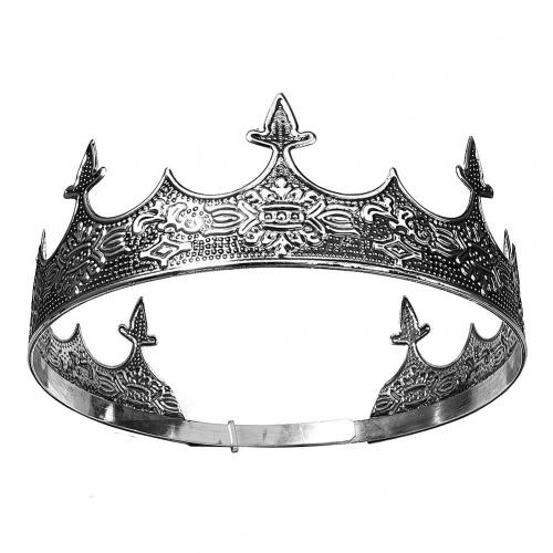Bridal Tiaras Zinc Alloy antique silver color plated Unisex nickel lead & cadmium free Sold By PC