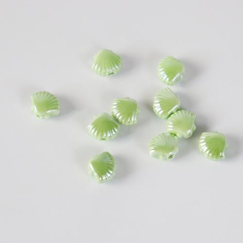 Porcelain Jewelry Beads Shell stoving varnish fashion jewelry & DIY Approx Sold By Bag