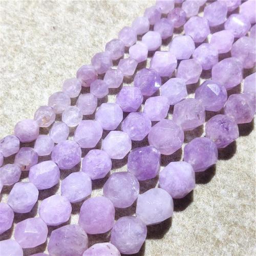 Violetinė Chalcedonas, Pasidaryk pats & skirtingo dydžio pasirinkimo & briaunotas, purpurinis, Parduota už Apytiksliai 36-38 cm Strand