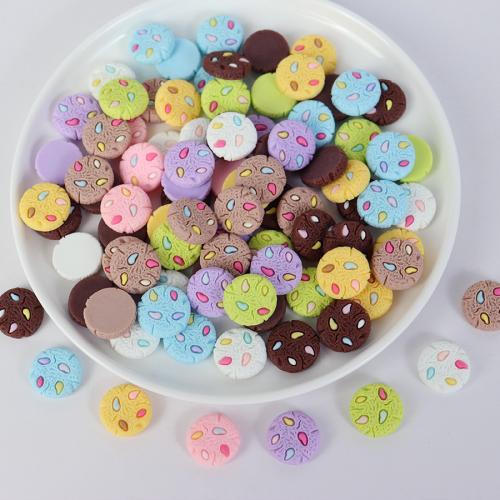 Hair Accessories DIY Findings Resin Biscuit stoving varnish fashion jewelry 22mm Approx Sold By Bag