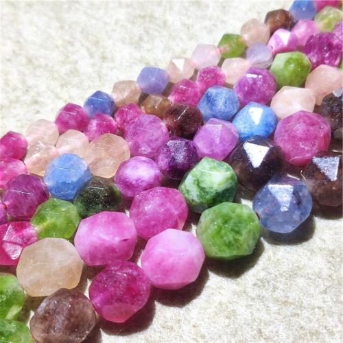 Natural Chalcedony Bead DIY & faceted mixed colors Sold Per Approx 36-38 cm Strand