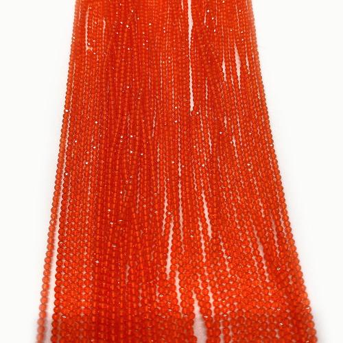 Perline in vetro alla moda, DIY & sfaccettati, rosso, Venduto per Appross. 38 cm filo