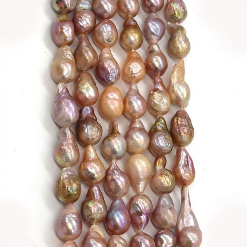 Barokní kultivované sladkovodní perle, Sladkovodní Pearl, Baroko, DIY, nachový, Length:10-11mm, Prodáno za Cca 38 cm Strand