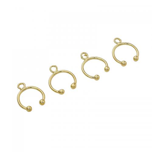 Brass Clip On Earring Finding 14K gold-filled DIY nickel lead & cadmium free Sold By PC