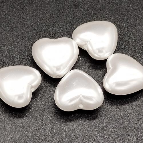 Resin Beads Round DIY white 18mm Sold By PC