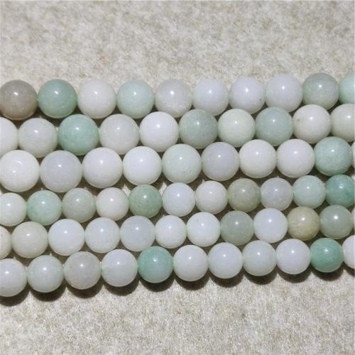 Gemstone Smycken Pärlor, Rund, DIY & olika storlek för val, blandade färger, Såld Per Ca 36-38 cm Strand