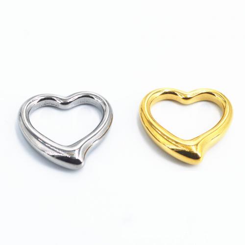 Pendientes Corazón de acero inoxidable, acero inoxidable 304, Bricolaje & diverso tamaño para la opción, más colores para la opción, Vendido por UD