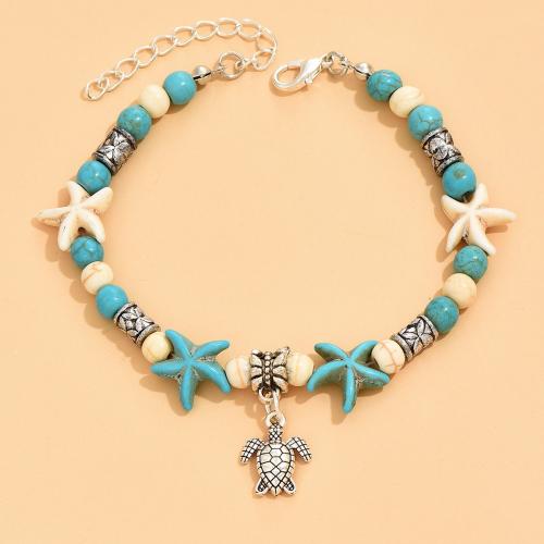 Zinc Alloy Jewelry Sets with turquoise handmade fashion jewelry & for woman nickel lead & cadmium free Sold By PC