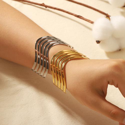 Titanium Steel Bracelet & Bangle plated fashion jewelry Sold By PC