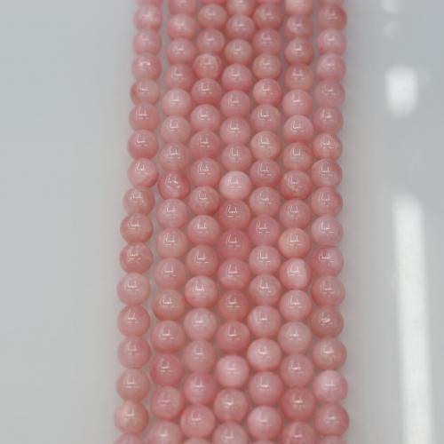 Natural Jade Beads Round painted DIY Sold Per Approx 40 cm Strand