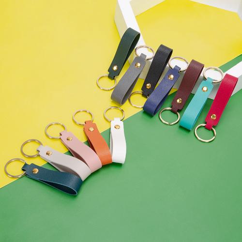 Iron Key Sluiting, PU, met Ijzer, mode sieraden & uniseks, meer kleuren voor de keuze, 85x20mm, Verkocht door PC
