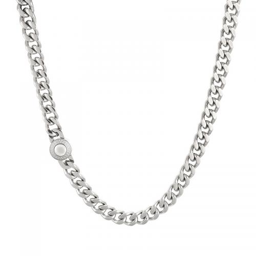Stainless Steel Chain Necklace 304 Stainless Steel polished  original color Sold By PC