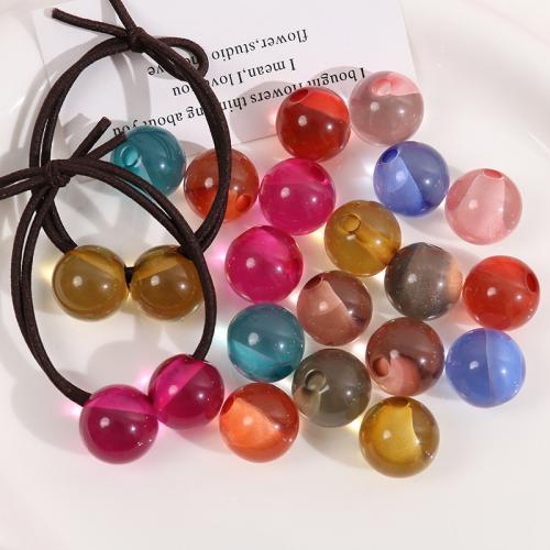 Resin Jewelry Beads Round DIY 18mm Sold By PC