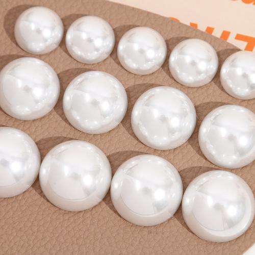 Acrylic Cabochons DIY white Sold By PC