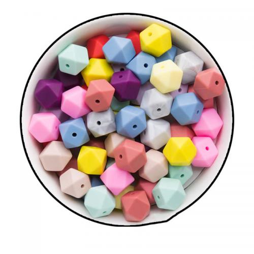 Perles de silicone, DIY & normes différentes pour le choix, plus de couleurs à choisir, Trou:Environ 2.5mm, Environ 100PC/sac, Vendu par sac