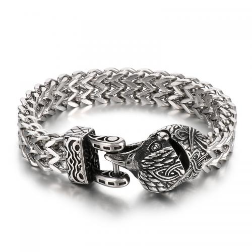 Stainless Steel Jewelry Bracelet 304 Stainless Steel fashion jewelry & for man 12mm Length Approx 22 cm Sold By PC