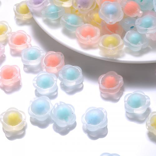 Perlen in Perlen Acrylperlen, Acryl, Plum Blossom, DIY, keine, 8x12mm, 30PCs/Tasche, verkauft von Tasche