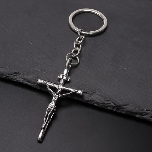 Zinc Alloy Key Clasp plated DIY silver color nickel lead & cadmium free Sold By PC