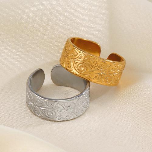 Stainless Steel Finger Ring 304 Stainless Steel plated fashion jewelry Ring inner .7cm Sold By PC