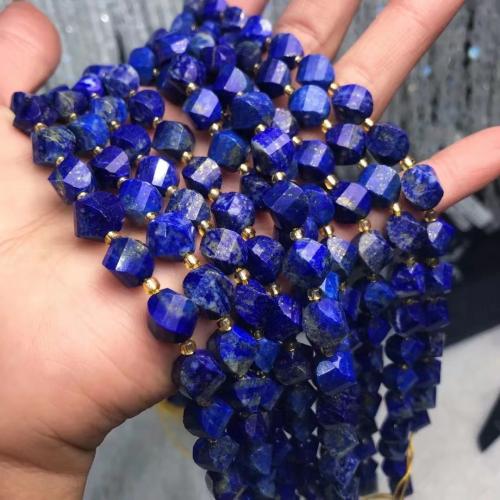 Lapis Lazuli Pärlor, polerad, naturliga & DIY, 9x10mm, Såld Per Ca 38-40 cm Strand