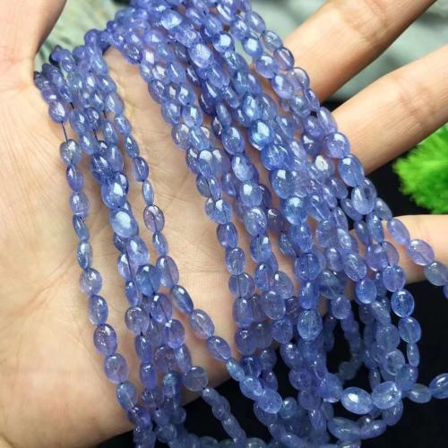 Gemstone Jewelry Beads Tanzanite polished natural & DIY beads size - Sold Per Approx 42 cm Strand