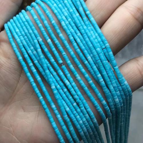 Turquoise Beads polished DIY light blue beads size Sold Per Approx 38-40 cm Strand