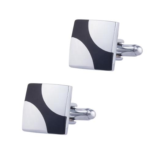 Cufflinks Iron Square anoint for man nickel lead & cadmium free Sold By Pair
