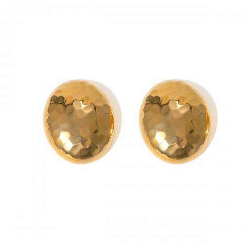 التيتانيوم الصلب القرط, 18K الذهب مطلي, مجوهرات الموضة & للمرأة, ذهبي, 27.80x21.60mm, تباع بواسطة زوج
