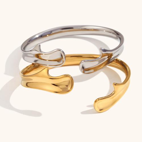 Stainless Steel Bangle 316L Stainless Steel Vacuum Ion Plating fashion jewelry & for woman Inner Approx 65.3mm Sold By PC