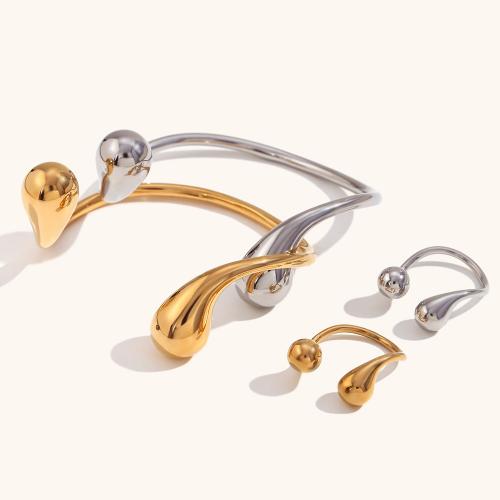Stainless Steel smycken Ställer, 316L rostfritt stål, mode smycken & olika stilar för val & för kvinna, fler färger för val, Säljs av PC